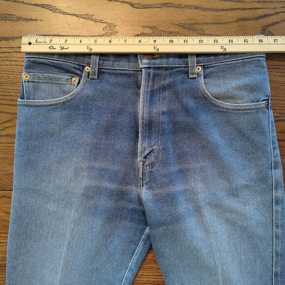 Vintage Y2K Levi’s 517 Boot Cut Jeans Men’s 34‎ x34 Blue Faded Denim - Picture 8 of 16
